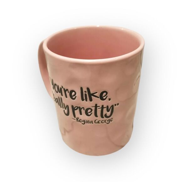 Mean Girls Pink Coffee Mug "You're like really pretty" - Regina George HTF & NWT - Picture 4 of 6